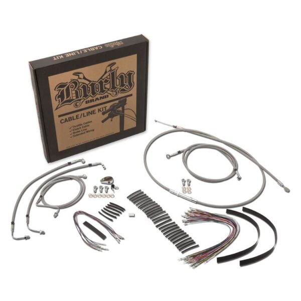 Burly Handlebar Cable Installation Kit For Harley