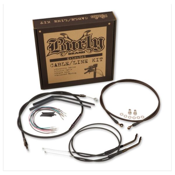 Burly Handlebar Cable Installation Kit For Harley