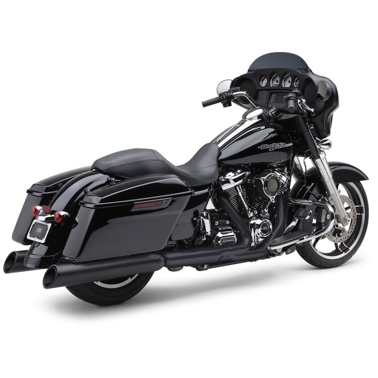 Cobra 4.5" Gen2 NH Upper Cut Slip-On Mufflers for Harley Touring