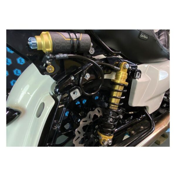 Legend Suspension REVO-ARC Reservoir Shocks For Harley