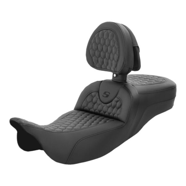 Saddlemen Roadsofa HC Honeycomb 2-Up Seat For Harley