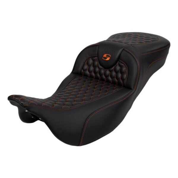 Saddlemen Roadsofa HC Honeycomb 2-Up Seat For Harley