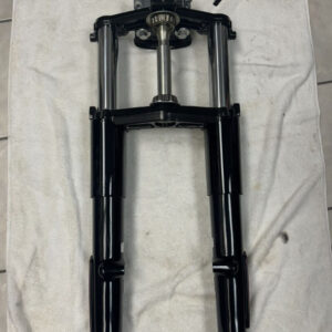 OEM HARLEY DAVIDSON TOURING BLACK 49mm FRONT END TRIPLE TREE FORKS