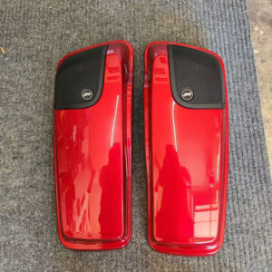 Harley j&m audio saddle bag lids with speakers