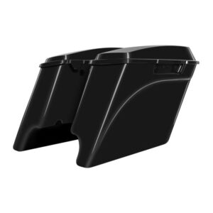 Harley Touring HogWorkz OE Color Matched 4" Stretched Dual Cut Saddlebags